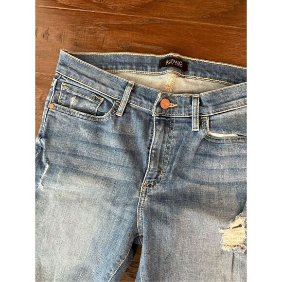 Buffalo David Bitton Distressed Faith Mid Rise Skinny Jeans size 29 - Picture 3 of 8